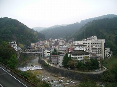 土湯温泉全景