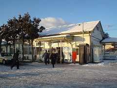 松川駅写真