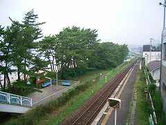 大谷海岸駅写真